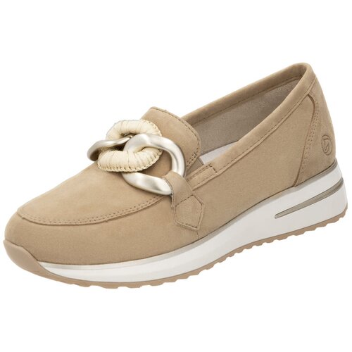 Remonte Slip On cipele boja devine dlake (camel) / svijetlobež / srebro Cijene