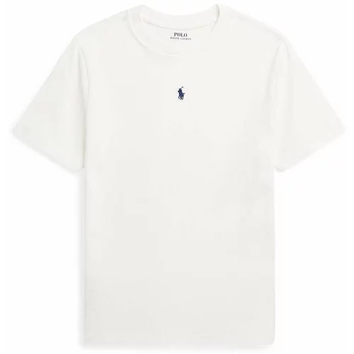 Polo Ralph Lauren Dječja pamučna majica kratkih rukava boja: bijela, bez uzorka