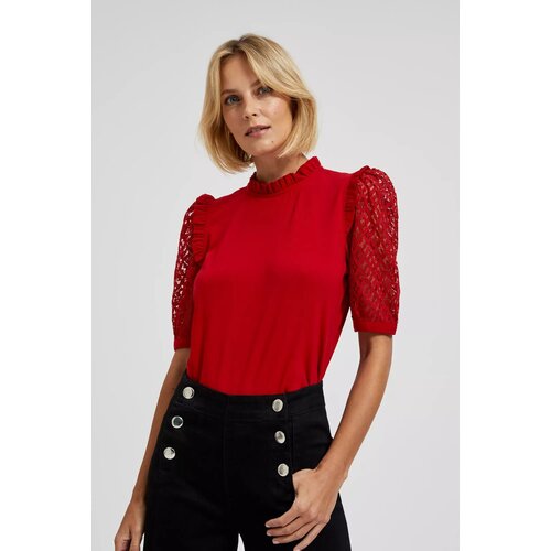 Moodo Blouse with lace sleeves Slike