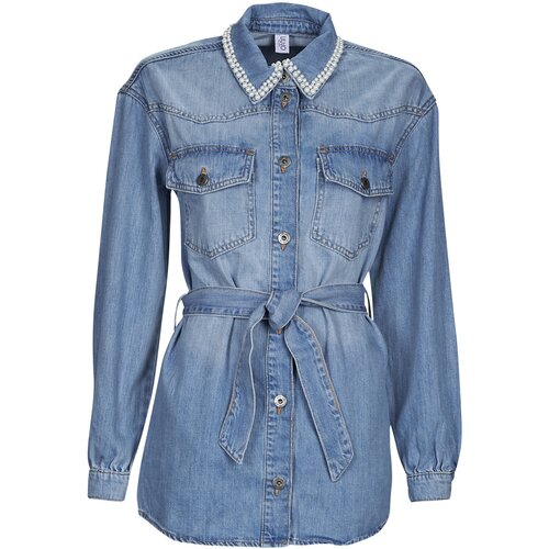 Liu Jo Jeans jakne GIACCA CAMICIA Modra Slike