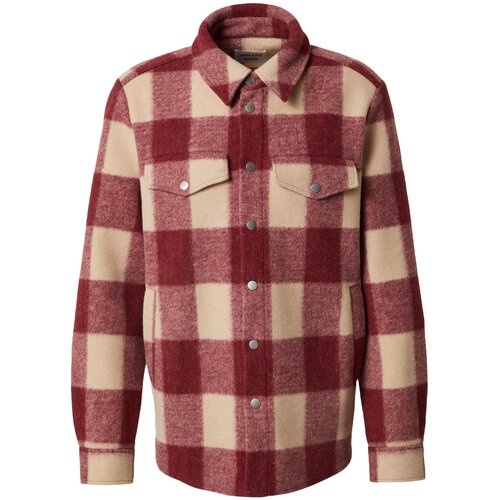 DAN FOX APPAREL Prehodna jakna &amp;#039;Arda&amp;#039; bež / rdeča Slike