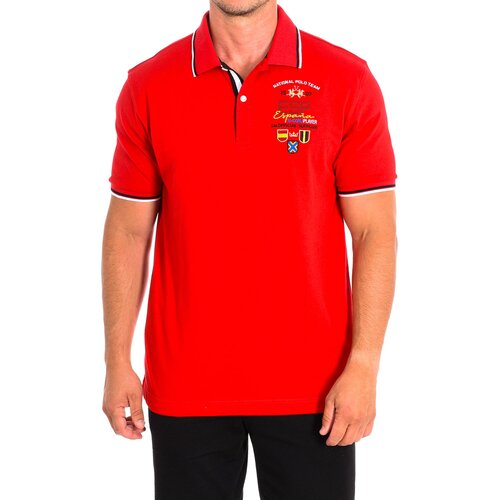 La Martina Polo majice kratki rokavi TMP312-JS303-06008 Rdeča Cene