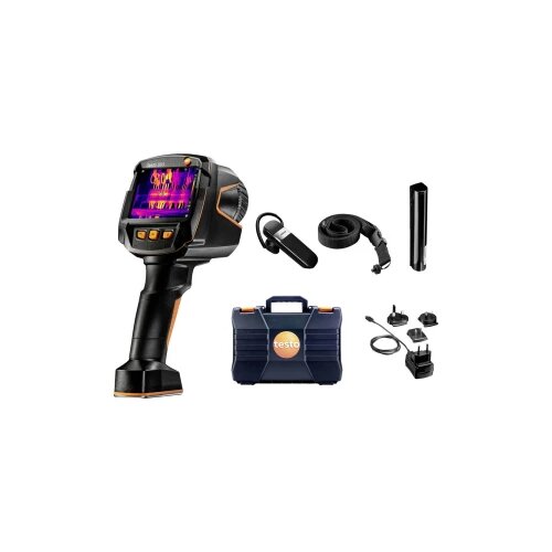 testo 883-2 - termovizijska kamera (42° leća, 320 x 240 piksela, 27 Hz, ručni fokus, aplikacija, laser) 883-2 termalna kamera -30 do 650 °C 27 Hz WiFi, zaslon osjetljiv na dodir Cijene