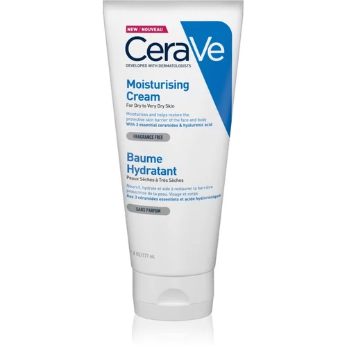 CeraVe Moisturizers hidratantna krema za lice i tijelo za suhu i vrlo suhu kožu 177 ml
