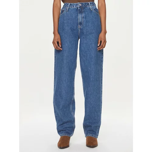 Calvin Klein Jeans Jeans hlače 90's J20J221680 Mornarsko modra Straight Fit