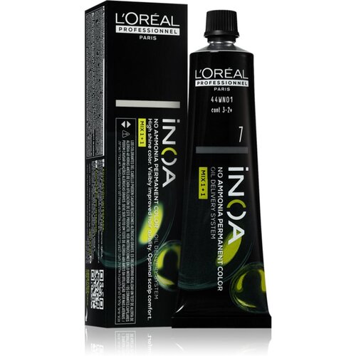 L&amp;acute;Or&amp;eacute;al Paris Inoa permanentna barva za lase brez amoniaka odtenek 7 60 ml Slike
