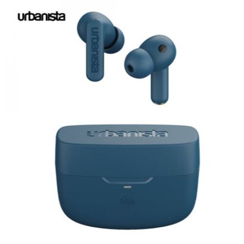 Urbanista Brezžične slu&#353;alke Atlanta, Bluetooth&amp;reg; 5.2, TWS, ANC, do 34 ur predvajanja, upravljanje na dotik, IPX4 vodoodpornost, USB Type-C, modre (Steel Blue) Cene