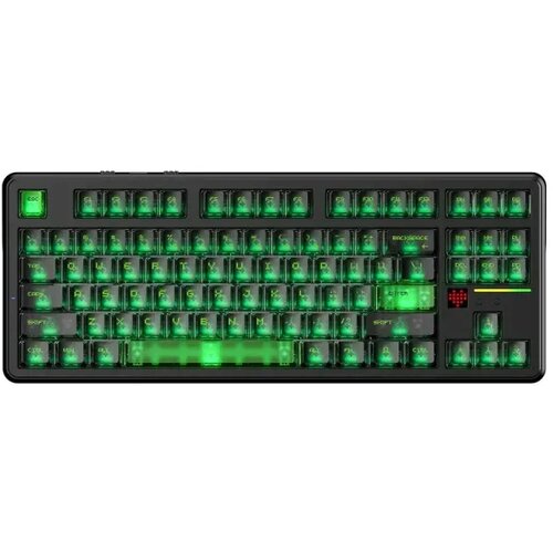 Attack Shark bežična gaming tastatura X87 ultra Mehaniča/8KHz/Tri-Mode/Dot-Matrix screen/shadow jade Cene