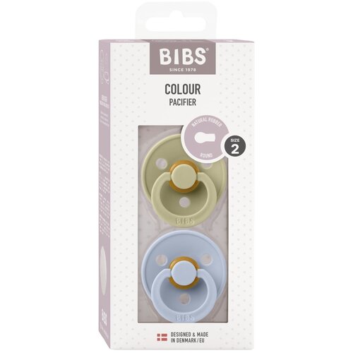 Bibs duda varalica - lateks Colour Colour (okrugle) - Khaki/Dusty Blue (vel. 2) khaki/dusty blue Cijene