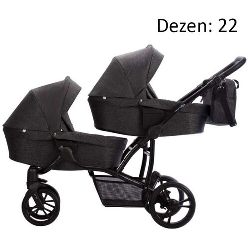 Bebetto kolica za blizance 42 new 3u1 dezen 22 Slike