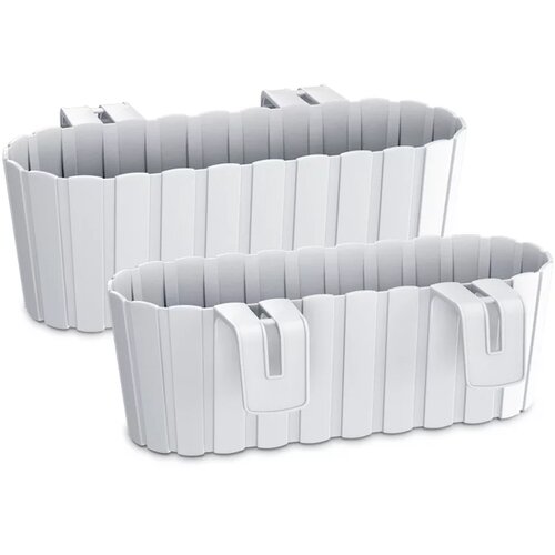 Prosperplast Saksija Boardee Hook Z400, Bela Slike
