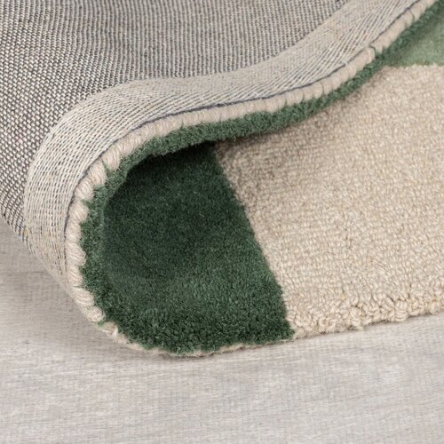 Flair Rugs Zeleni ručno rađen vunen tepih 200x290 cm Glow Green &amp;amp; Blue &amp;ndash; Slike