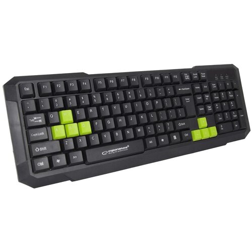 Esperanza Tastatura, gaming, USB, Aspis Green - EGK102G Slike