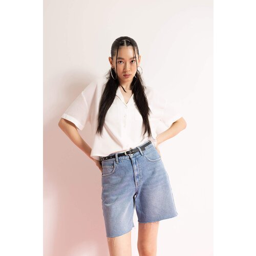 Defacto Coool Regular Fit Pajama Collar Short Sleeve Shirt Cijene