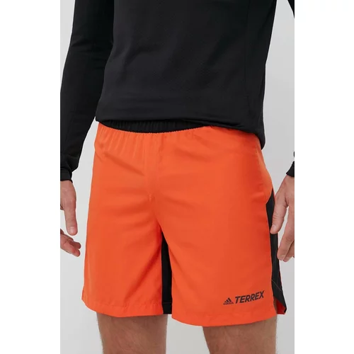adidas Terrex Sportske kratke hlače za muškarce, boja: narančasta