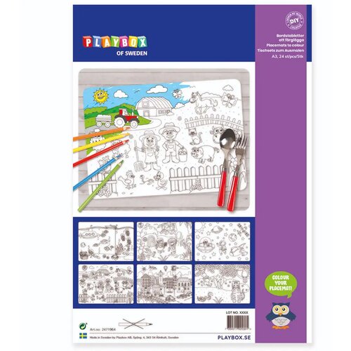 Playbox set za barvanje pladnjev Cene
