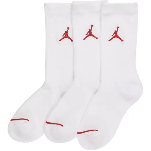 Jordan Čarape crvena / bijela