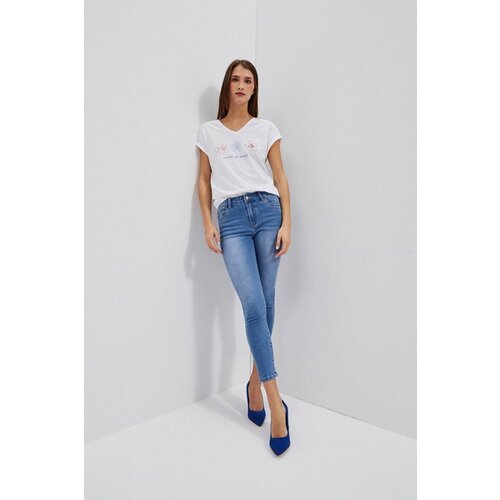 Moodo WOMEN&amp;#039;S JEANS L-JE-4012 BLUE Slike
