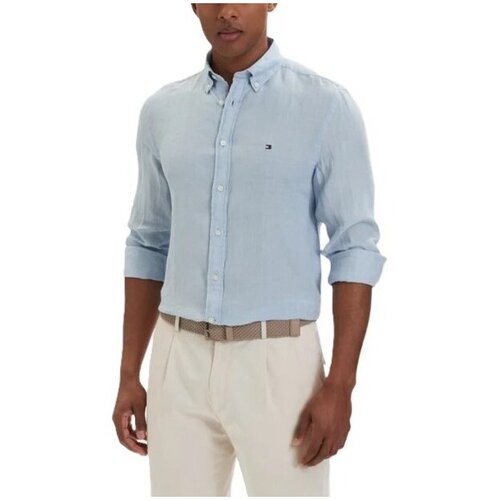 Tommy Hilfiger Srajce z dolgimi rokavi MW0MW41530 Modra Cene