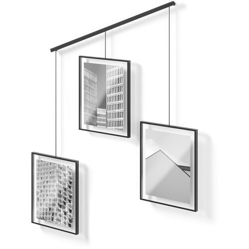 Umbra Crni metalni viseći okviri u setu 3 kom 73x82 cm Exhibit &amp;ndash; Slike