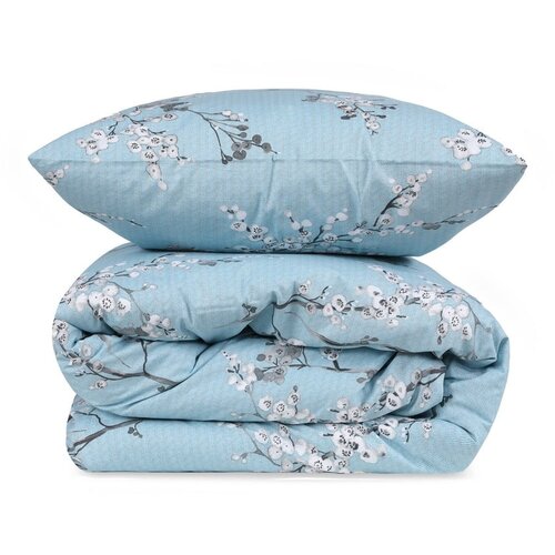 Mijolnir Plava posteljina za bračni krevet/za produženi krevet od renforce pamuka 240x220 cm Chicory – Cijene