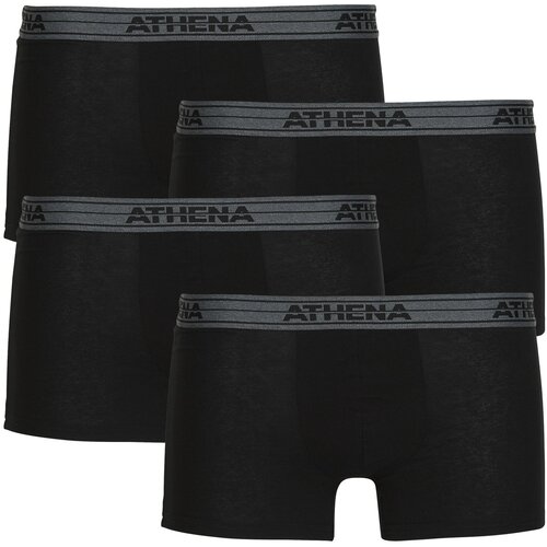Athena Boksarice BASIC COTON Pack de 4 Črna Slike