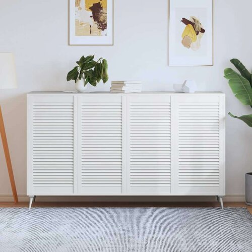  Vrata sa žaluzinama 4 kom masivna borovina bijela 99 3x49 4 cm Cijene
