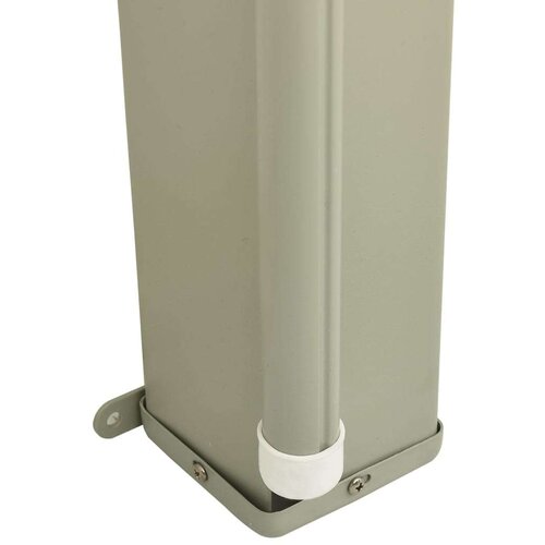 VidaXL Uvlačiva bočna tenda za terasu 117 x 600 cm siva Slike