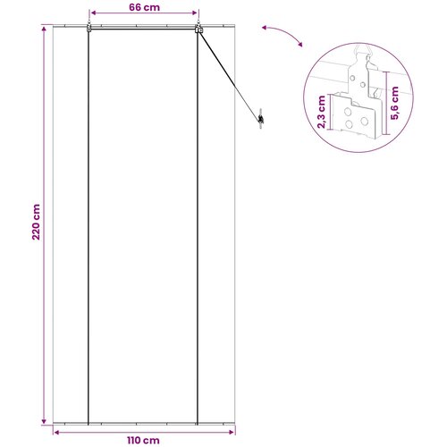 Rolo zavjesa Prirodna 110 x 220 cm Bambus Slike
