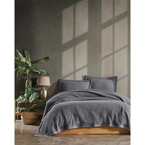 lucette - anthracite anthracite double bedspread set Slike