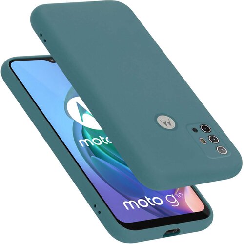 Cadorabo Ohišje je združljivo z Motorola MOTO G10 / G30 in tekoča zelena - Zaščitni ovitek iz prožnega silikona TPU, (20860176) Cene
