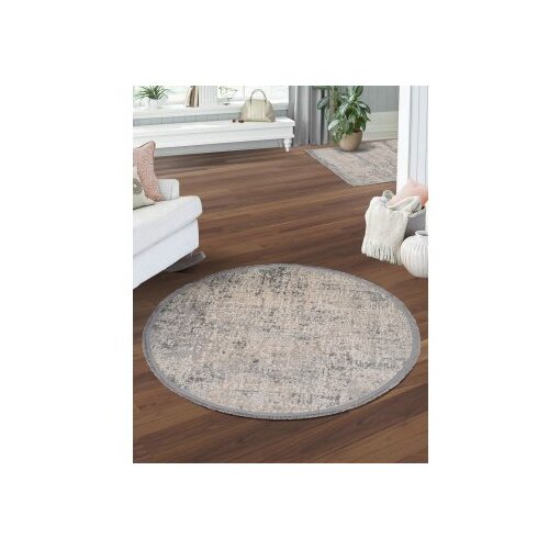 Conceptum Hypnose notta 1121 okrugli tepih u sivoj boji 100 cm (614CCL1572) Slike