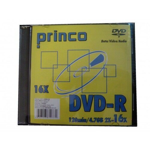 Princo DVD-R 4.7GB 16X SLIM CASE ( 556SL/Z ) Slike