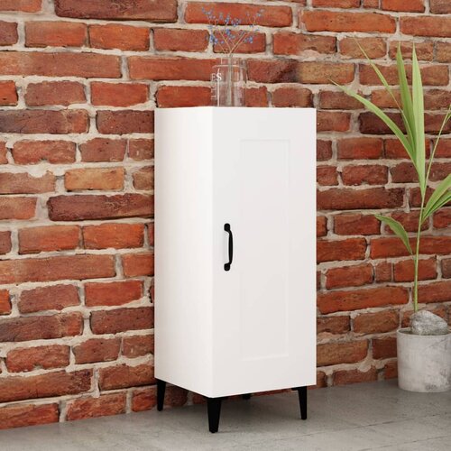 The Living Store Komoda bela 34,5x34x90 cm inženirski les - Komoda, (21661818) Slike