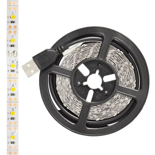 Mitea Lighting SMD LED traka 4.8W/1m 5V 3000K IP20 3m kotur za TV 60 LED/1m MLL-2835-60 Slike