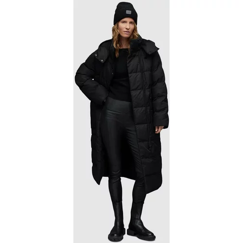 AllSaints Kaput ALLANA PUFFER za žene, boja: crna, za zimu, oversize
