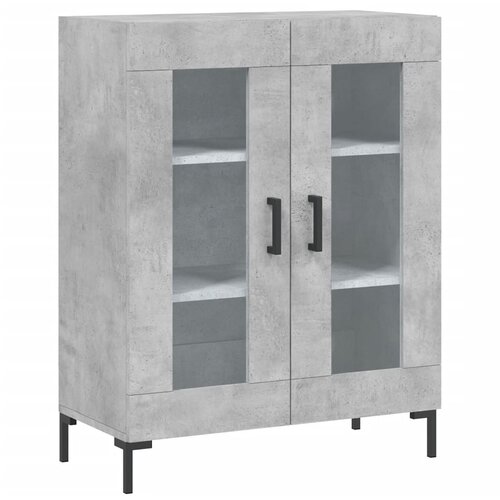 Maison Chic Komoda - Predalnik betonsko siva 69,5x34x90 cm inženirski les, (21718433) Slike