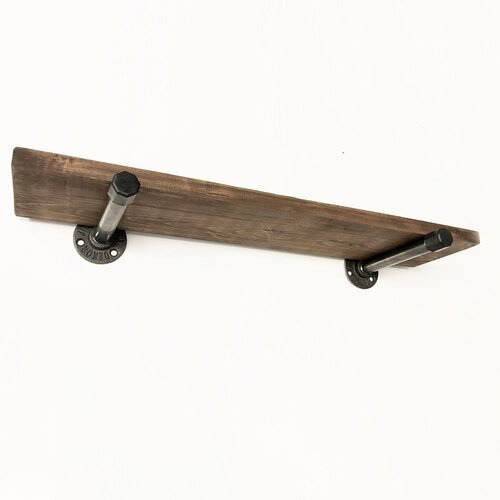 Woody Fashion Boruraf087 WalnutBlack Pipe Shelf Cene