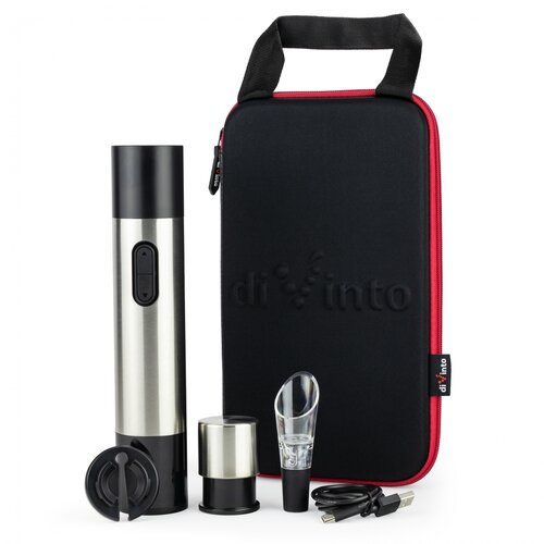  Električni odpirač vina in piva &ndash; Deluxe set z etuijem - diVinto - Home warming - Za 30 let - Božič Cene