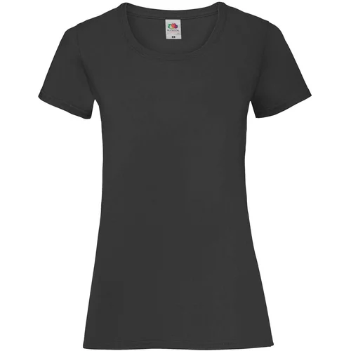 Fruit Of The Loom Black Valueweight T-shirt