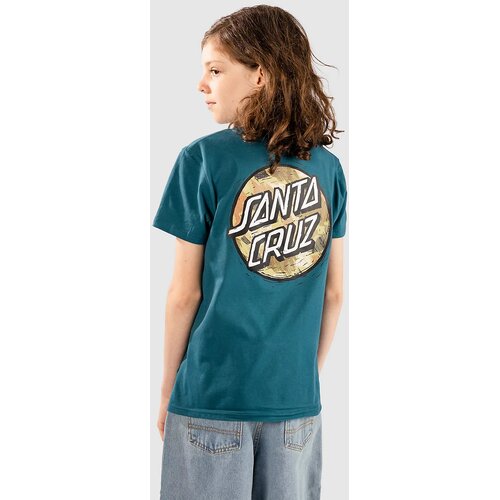 Santa Cruz Stamped Opus Camo Kids T-shirt teal Slike