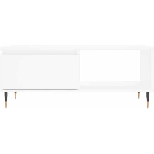  Stolić za kavu bijeli 90 x 50 x 36,5 cm od konstruiranog drva Bijela Slike