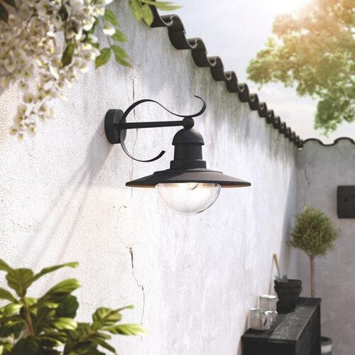 Philips Topiary zidna spolja&amp;scaron;nja svetiljka crna 1xmax60W E27 230V Slike