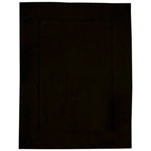 Wenko črna bombažna kopalna preproga, 50 x 70 cm