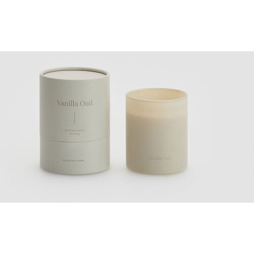 Reserved dišeča sveča vanilla oud - ebenovina Cene