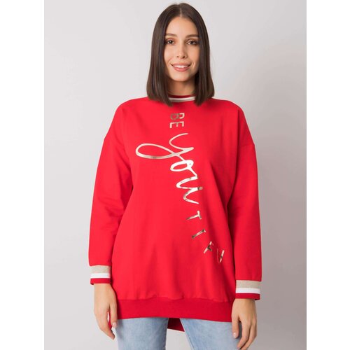 RELEVANCE Tunic-RV-TU-7269.78P-Red Cene