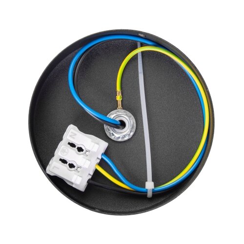  plafonsko svetlo moonlight 1xE27/15W/230V prečnika 16 cm crno Slike