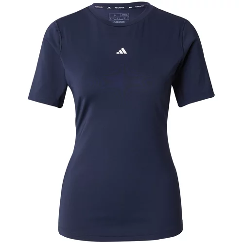 Adidas Tehnička sportska majica morsko plava / bijela