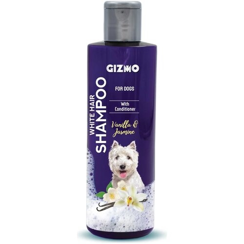 Gizmo &amp;scaron;ampon za pse sa belom dlakom Slike