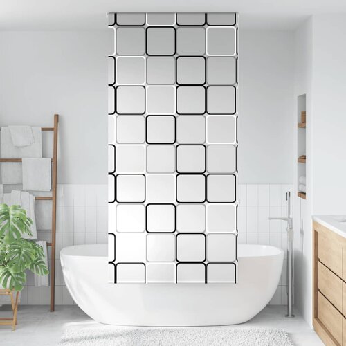 VidaXL Rolo zavesa za prho 110x240 cm &amp;scaron;irina tkanine 106 cm Slike